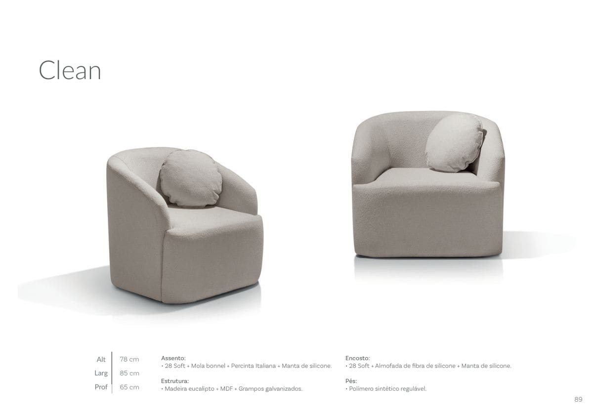 Clean — Poltronas C3 Mobiliare