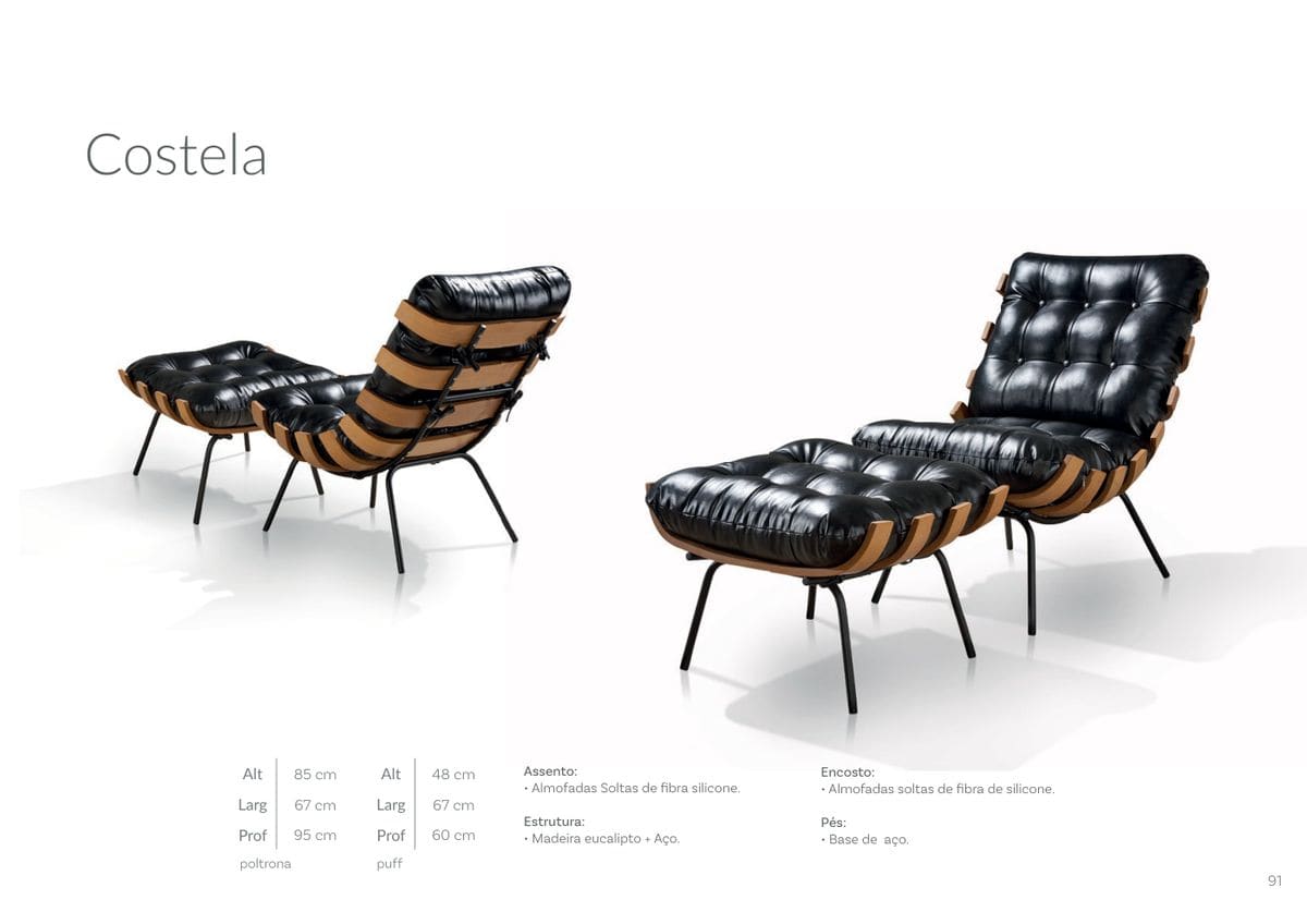 Costela — Poltronas C3 Mobiliare