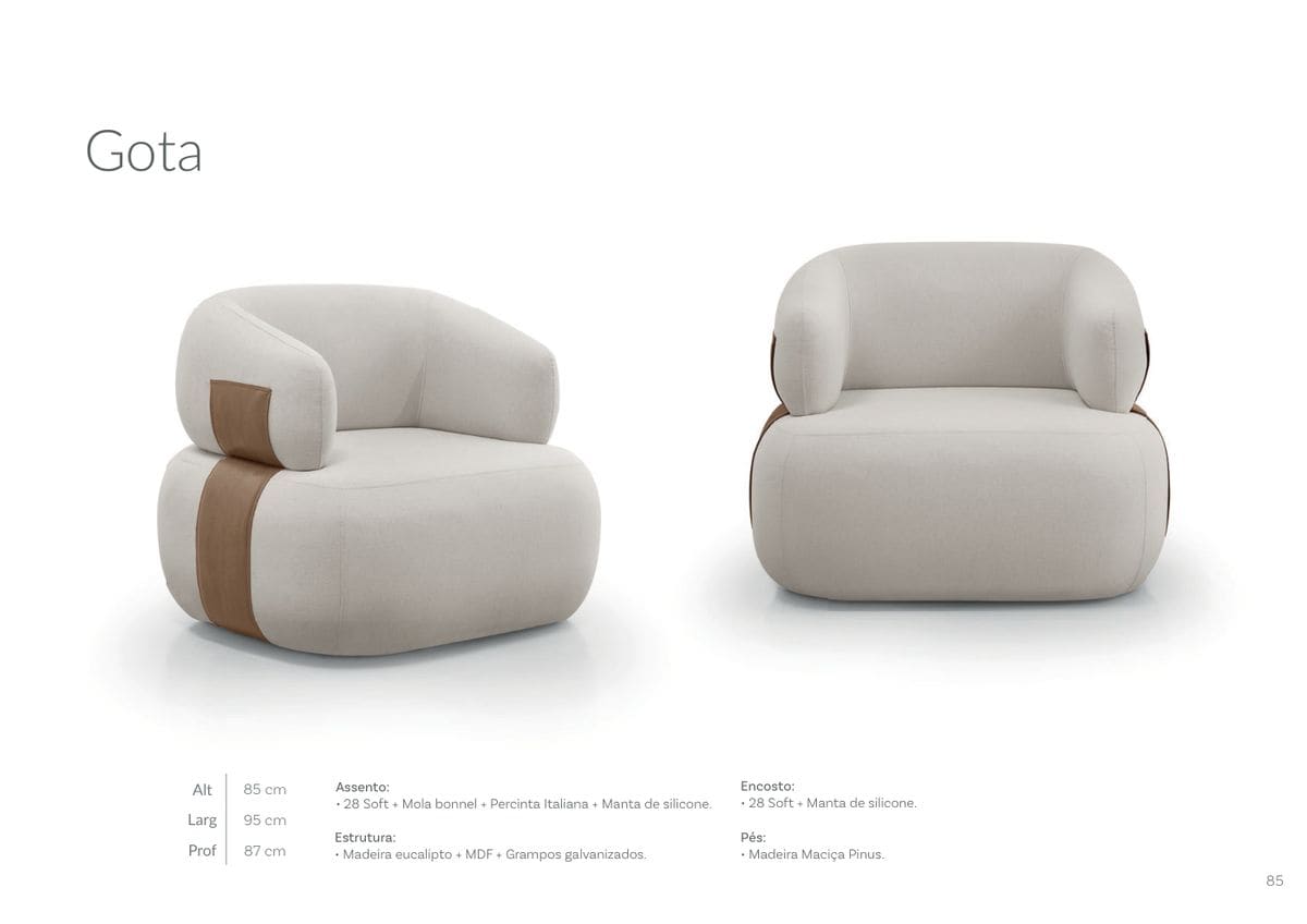 Gota — Poltronas C3 Mobiliare