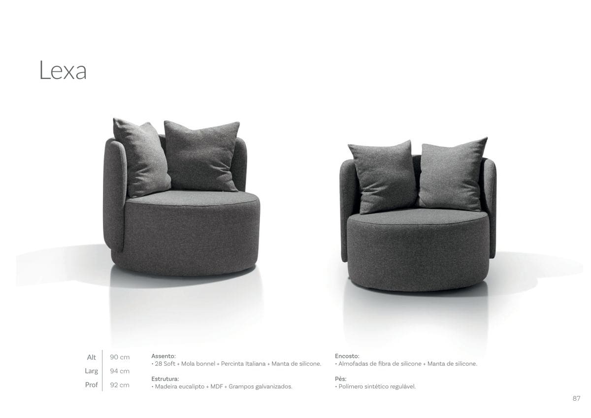 Lexa — Poltronas C3 Mobiliare